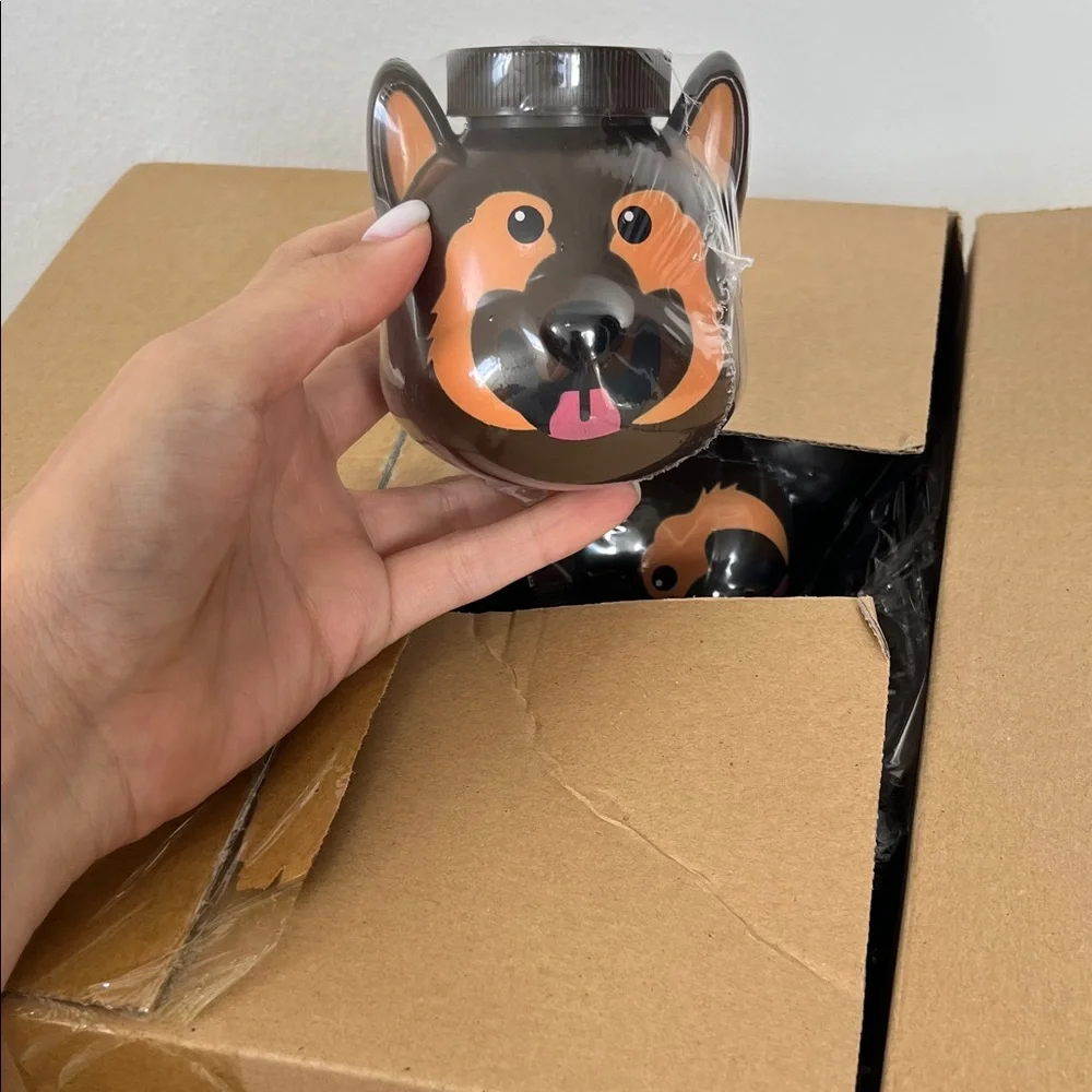 BUNDLE:GermanShepherd themed party(Cups,plates,decorations,Banner&Wrappingpaper)